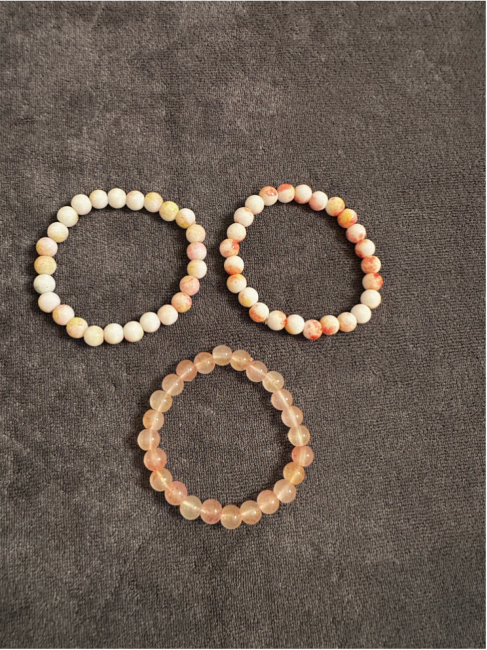 Unbranded Beaded Bracelet Trio Multi-color Set 6